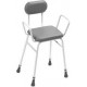Days Adjustable Height Perching Stool with Arms and Padded Back